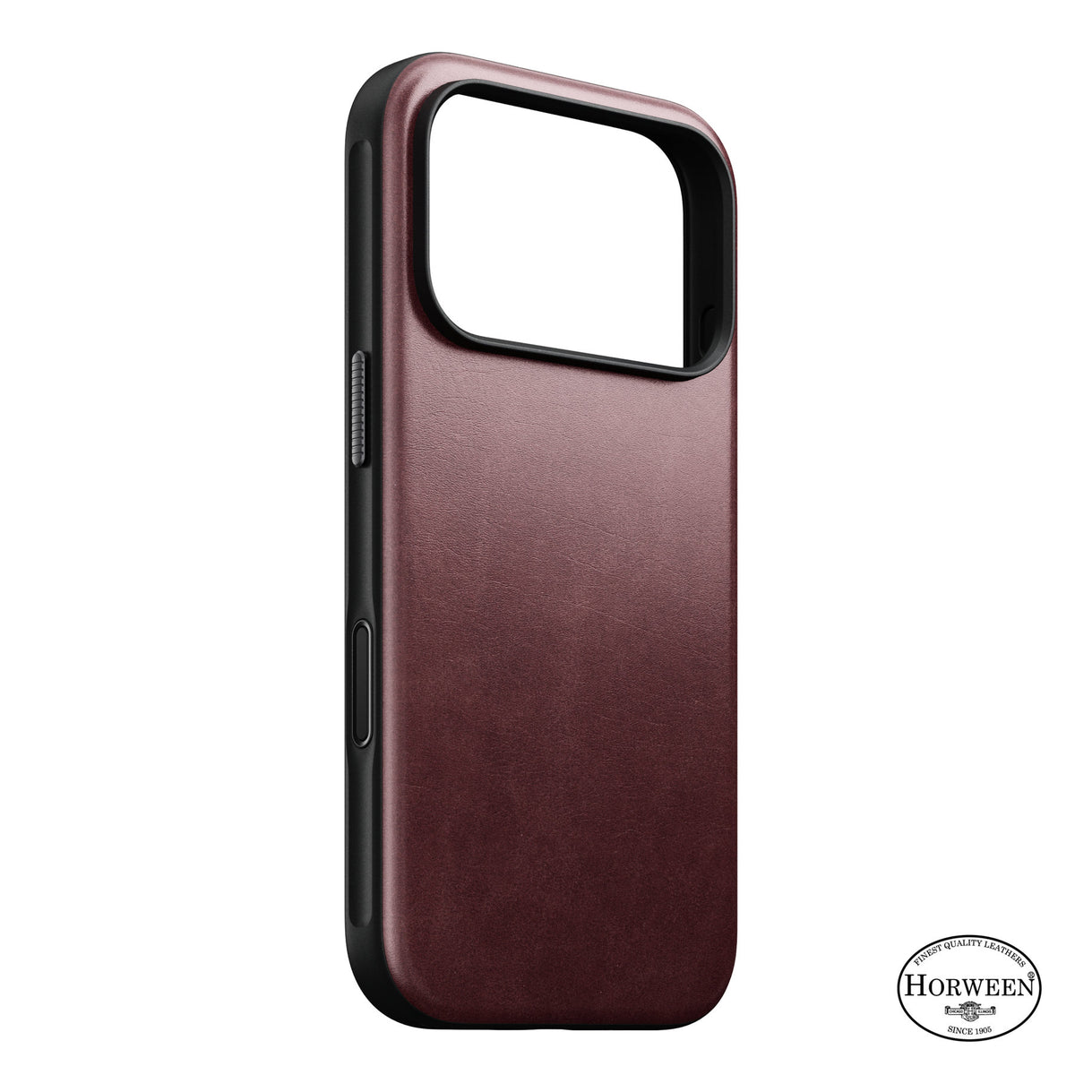 Nomad iPhone 17 Pro/iPhone 18 Pro Deksel Modern Leather Case Horween Burgundy