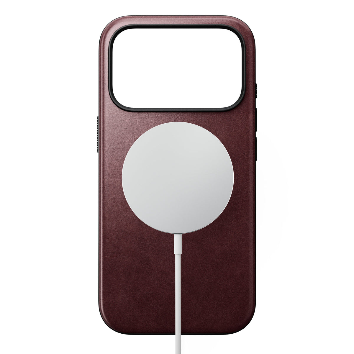 Nomad iPhone 17 Pro/iPhone 18 Pro Deksel Modern Leather Case Horween Burgundy
