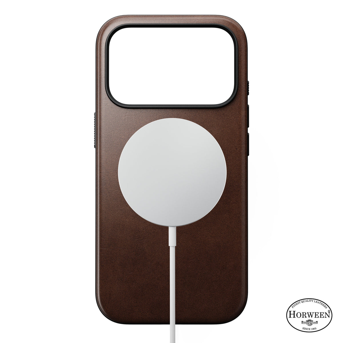 Nomad iPhone 17 Pro/iPhone 18 Pro Deksel Modern Leather Case Horween Rustic Brown