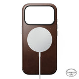 Nomad iPhone 17 Pro/iPhone 18 Pro Deksel Modern Leather Case Horween Rustic Brown
