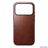 Nomad iPhone 17 Pro/iPhone 18 Pro Deksel Modern Leather Case Horween Olde Dublin