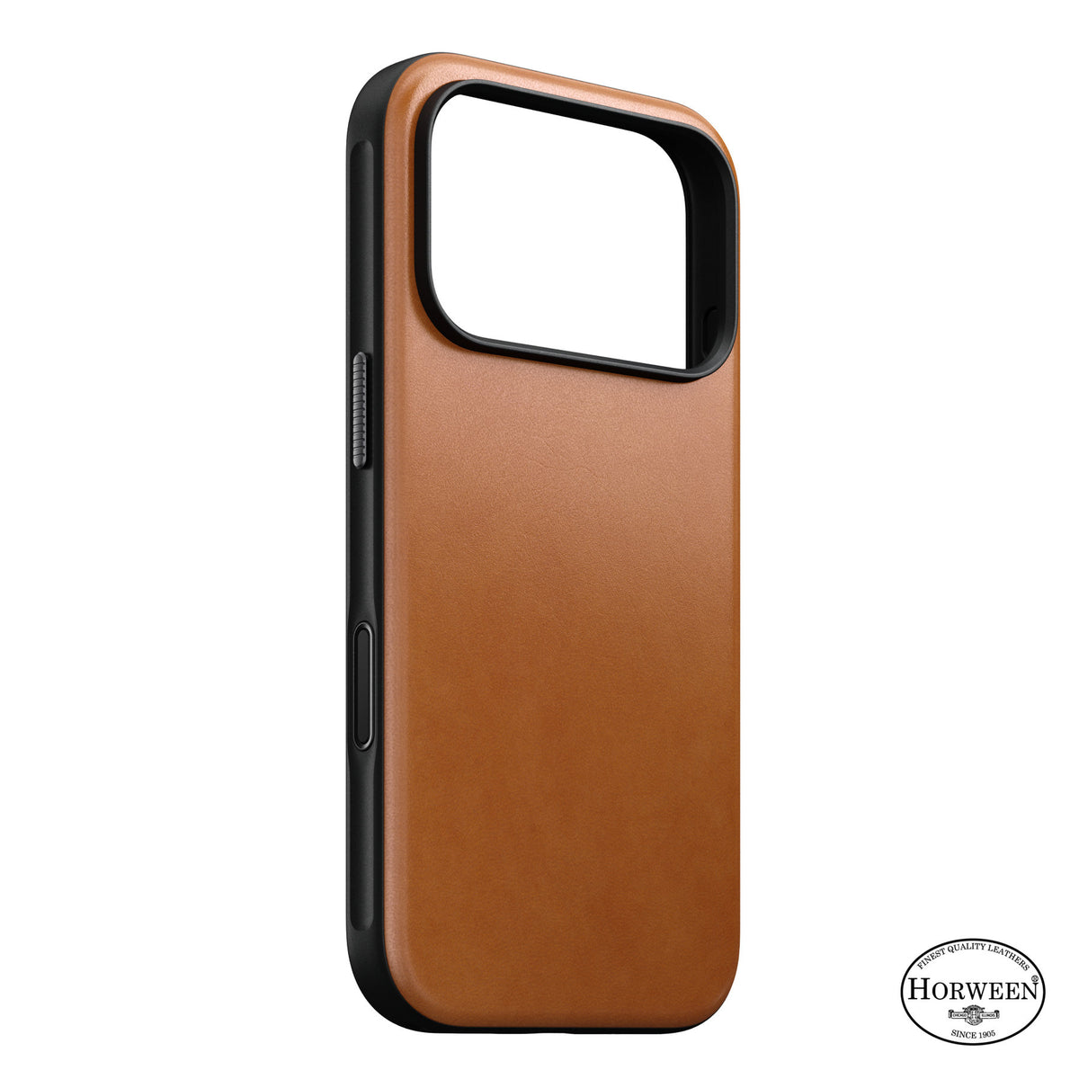 Nomad iPhone 17 Pro/iPhone 18 Pro Deksel Modern Leather Case Horween Saddle