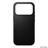 Nomad iPhone 17 Pro/iPhone 18 Pro Deksel Modern Leather Case Svart