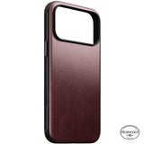 Nomad iPhone 17 Pro Max/iPhone 18 Pro Max Deksel Modern Leather Case Horween Burgundy