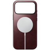 Nomad iPhone 17 Pro Max/iPhone 18 Pro Max Deksel Modern Leather Case Horween Burgundy