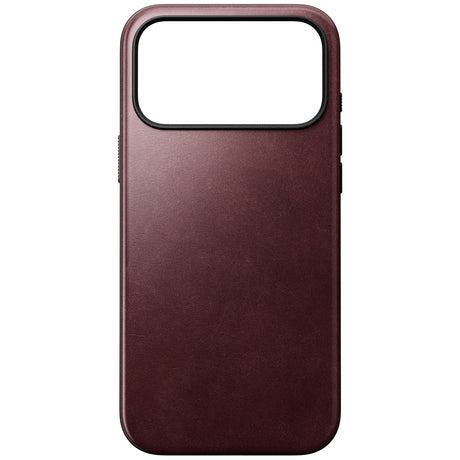 Nomad iPhone 17 Pro Max/iPhone 18 Pro Max Deksel Modern Leather Case Horween Burgundy