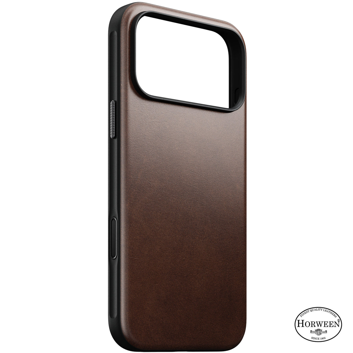Nomad iPhone 17 Pro Max/iPhone 18 Pro Max Deksel Modern Leather Case Horween Rustic Brown