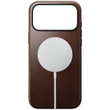 Nomad iPhone 17 Pro Max/iPhone 18 Pro Max Deksel Modern Leather Case Horween Rustic Brown