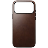 Nomad iPhone 17 Pro Max/iPhone 18 Pro Max Deksel Modern Leather Case Horween Rustic Brown
