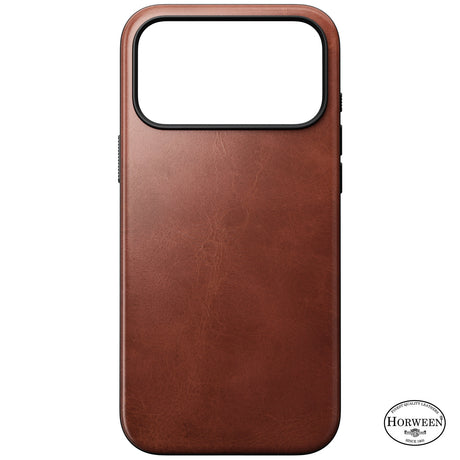 Nomad iPhone 17 Pro Max/iPhone 18 Pro Max Deksel Modern Leather Case Horween Olde Dublin