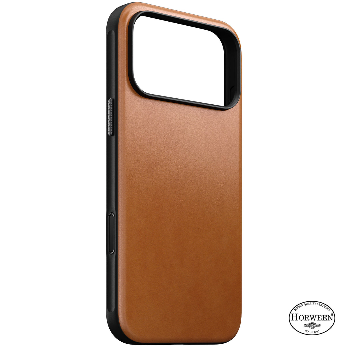 Nomad iPhone 17 Pro Max/iPhone 18 Pro Max Deksel Modern Leather Case Horween Saddle