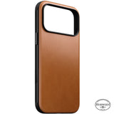 Nomad iPhone 17 Pro Max/iPhone 18 Pro Max Deksel Modern Leather Case Horween Saddle