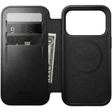 Nomad iPhone 17 Pro/iPhone 18 Pro Etui Modern Leather Folio Horween Svart