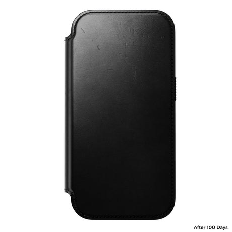 Nomad iPhone 17 Pro/iPhone 18 Pro Etui Modern Leather Folio Horween Svart