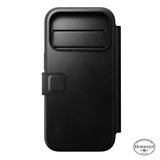 Nomad iPhone 17 Pro/iPhone 18 Pro Etui Modern Leather Folio Horween Svart
