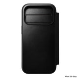 Nomad iPhone 17 Pro/iPhone 18 Pro Etui Modern Leather Folio Horween Svart