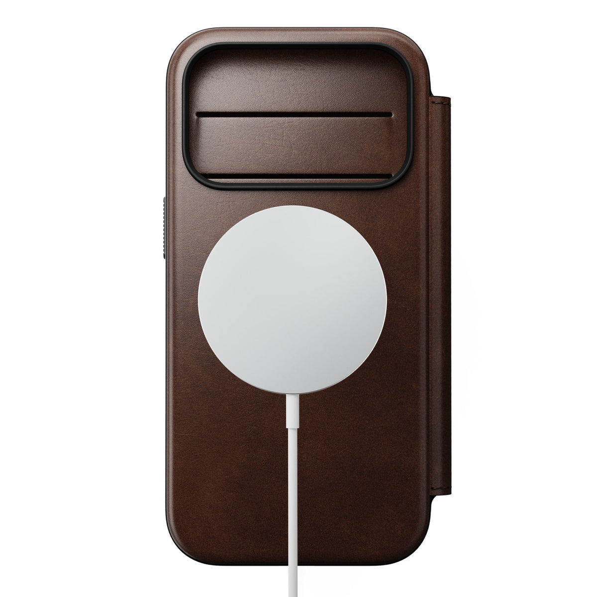 Nomad iPhone 17 Pro/iPhone 18 Pro Etui Modern Leather Folio Horween Rustic Brown