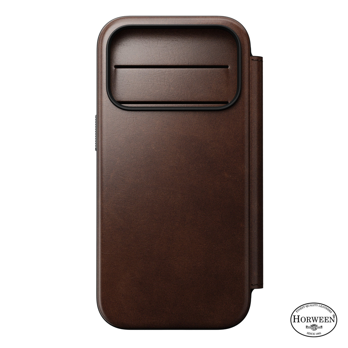 Nomad iPhone 17 Pro/iPhone 18 Pro Etui Modern Leather Folio Horween Rustic Brown