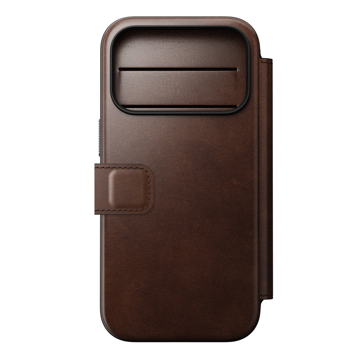 Nomad iPhone 17 Pro/iPhone 18 Pro Etui Modern Leather Folio Horween Rustic Brown