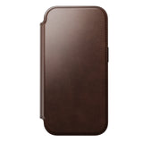 Nomad iPhone 17 Pro/iPhone 18 Pro Etui Modern Leather Folio Horween Rustic Brown