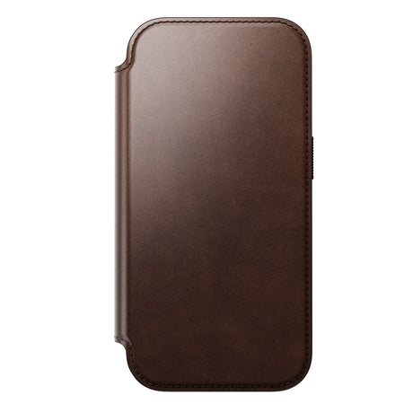 Nomad iPhone 17 Pro/iPhone 18 Pro Etui Modern Leather Folio Horween Rustic Brown