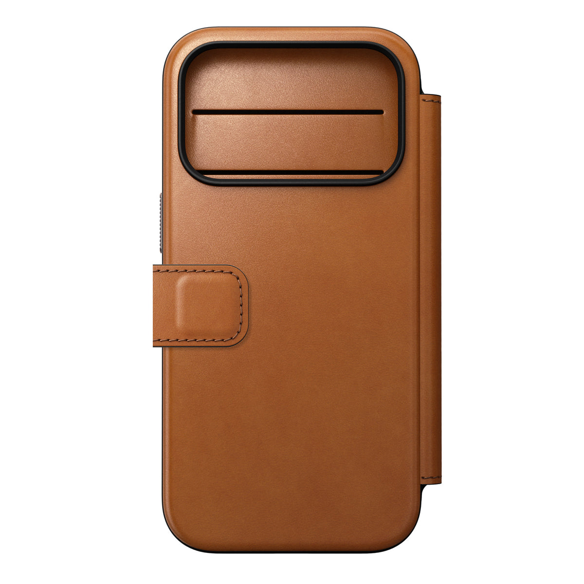 Nomad iPhone 17 Pro/iPhone 18 Pro Etui Modern Leather Folio Horween Saddle