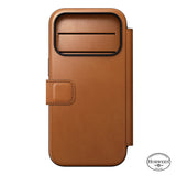 Nomad iPhone 17 Pro/iPhone 18 Pro Etui Modern Leather Folio Horween Saddle