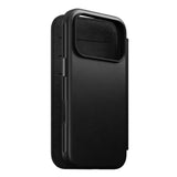 Nomad iPhone 17 Pro/iPhone 18 Pro Etui Modern Leather Folio Svart