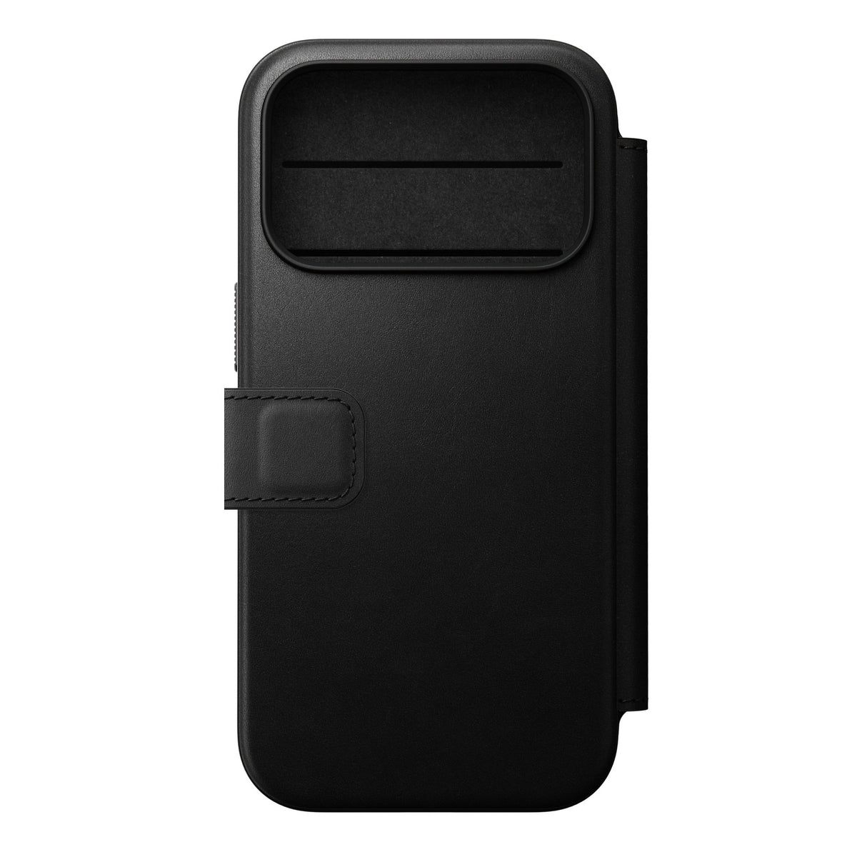 Nomad iPhone 17 Pro/iPhone 18 Pro Etui Modern Leather Folio Svart