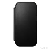 Nomad iPhone 17 Pro/iPhone 18 Pro Etui Modern Leather Folio Svart