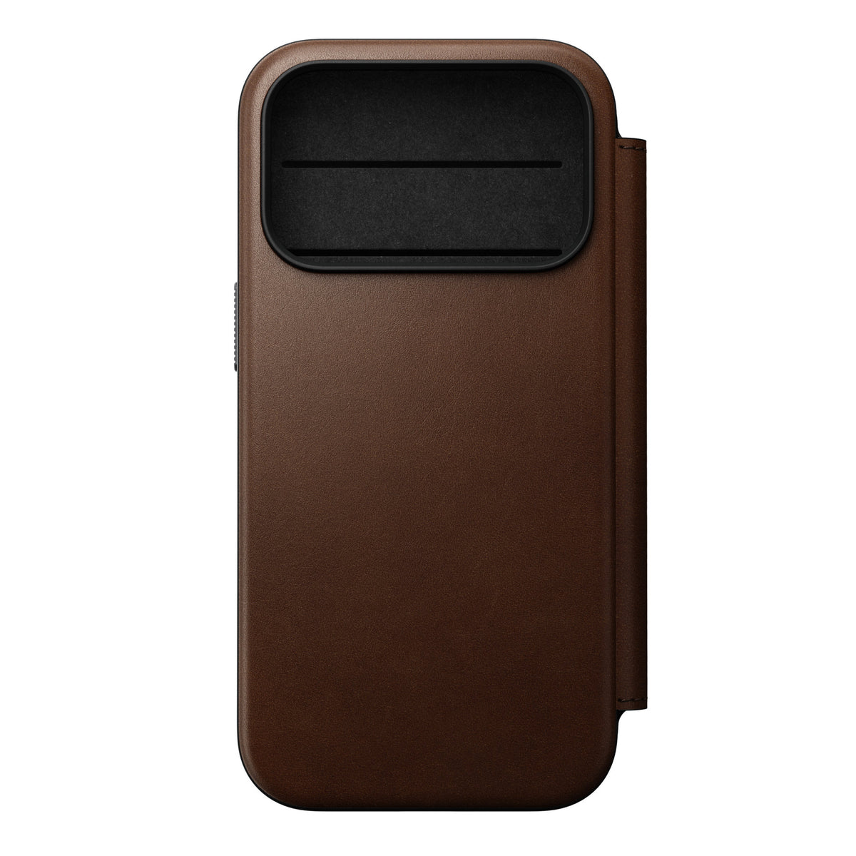 Nomad iPhone 17 Pro/iPhone 18 Pro Etui Modern Leather Folio Brun