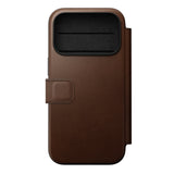 Nomad iPhone 17 Pro/iPhone 18 Pro Etui Modern Leather Folio Brun
