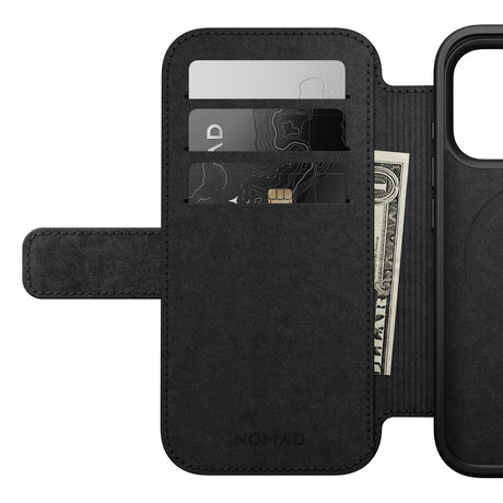 Nomad iPhone 17 Pro/iPhone 18 Pro Etui Modern Leather Folio Brun