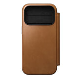 Nomad iPhone 17 Pro/iPhone 18 Pro Etui Modern Leather Folio English Tan