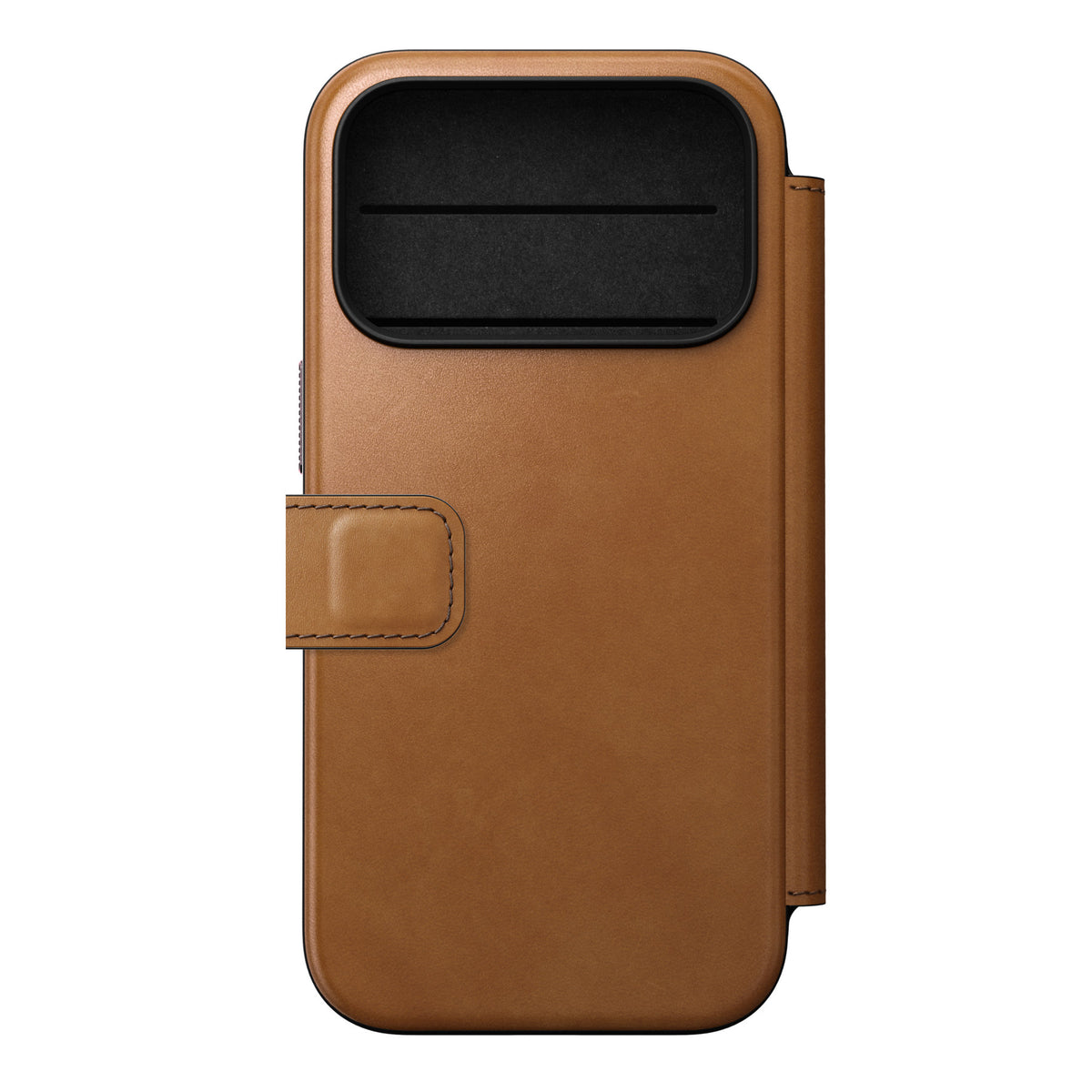 Nomad iPhone 17 Pro/iPhone 18 Pro Etui Modern Leather Folio English Tan