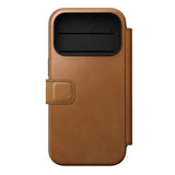 Nomad iPhone 17 Pro/iPhone 18 Pro Etui Modern Leather Folio English Tan