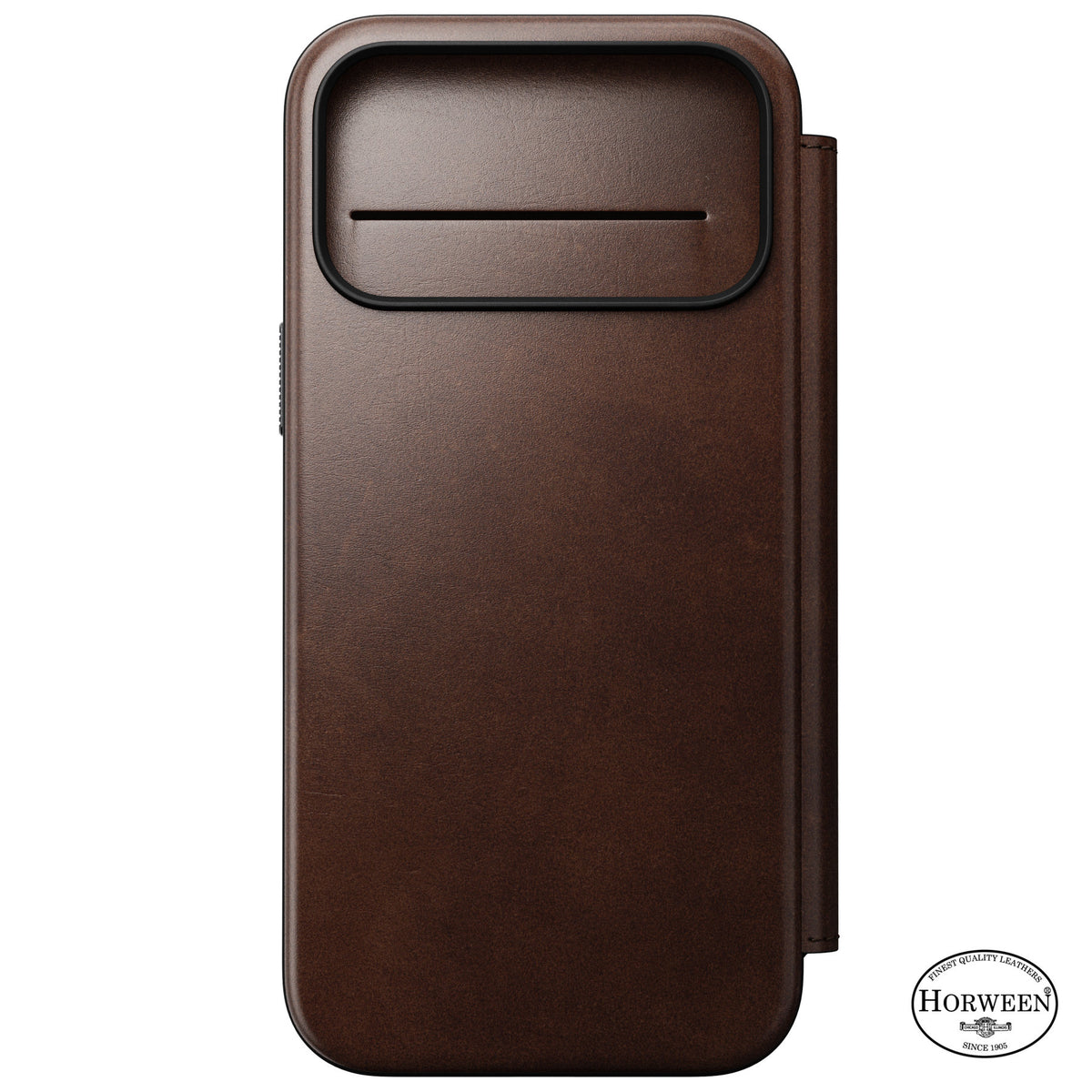Nomad iPhone 17 Pro Max/iPhone 18 Pro Max Etui Modern Leather Folio Horween Rustic Brown