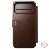 Nomad iPhone 17 Pro Max/iPhone 18 Pro Max Etui Modern Leather Folio Horween Rustic Brown