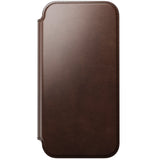 Nomad iPhone 17 Pro Max/iPhone 18 Pro Max Etui Modern Leather Folio Horween Rustic Brown