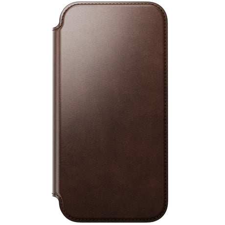 Nomad iPhone 17 Pro Max/iPhone 18 Pro Max Etui Modern Leather Folio Horween Rustic Brown