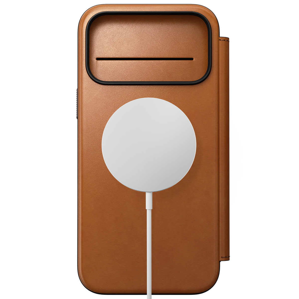 Nomad iPhone 17 Pro Max/iPhone 18 Pro Max Etui Modern Leather Folio Horween Saddle