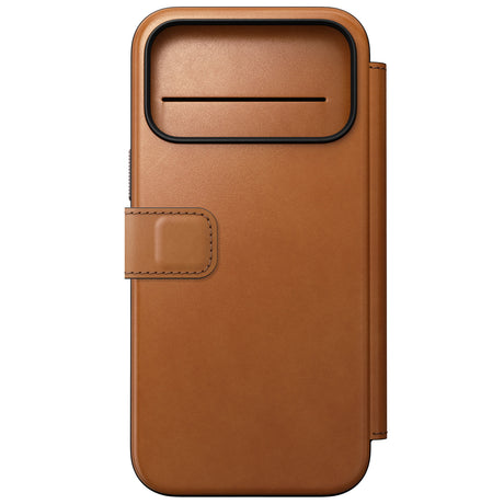 Nomad iPhone 17 Pro Max/iPhone 18 Pro Max Etui Modern Leather Folio Horween Saddle