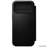 Nomad iPhone 17 Pro Max/iPhone 18 Pro Max Etui Modern Leather Folio Svart