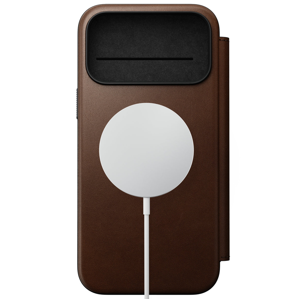 Nomad iPhone 17 Pro Max/iPhone 18 Pro Max Etui Modern Leather Folio Brun