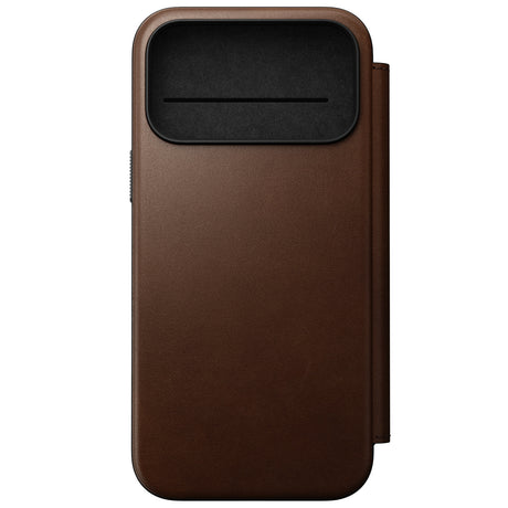 Nomad iPhone 17 Pro Max/iPhone 18 Pro Max Etui Modern Leather Folio Brun