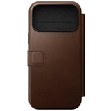 Nomad iPhone 17 Pro Max/iPhone 18 Pro Max Etui Modern Leather Folio Brun