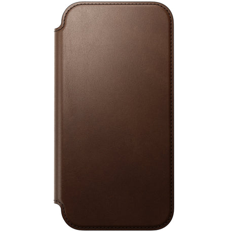 Nomad iPhone 17 Pro Max/iPhone 18 Pro Max Etui Modern Leather Folio Brun
