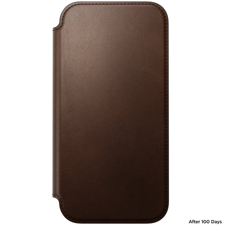 Nomad iPhone 17 Pro Max/iPhone 18 Pro Max Etui Modern Leather Folio Brun