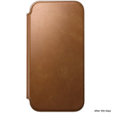 Nomad iPhone 17 Pro Max/iPhone 18 Pro Max Etui Modern Leather Folio English Tan