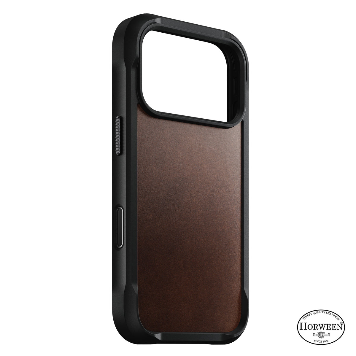 Nomad iPhone 17 Pro/iPhone 18 Pro Deksel Rugged Leather Case Rustic Brown